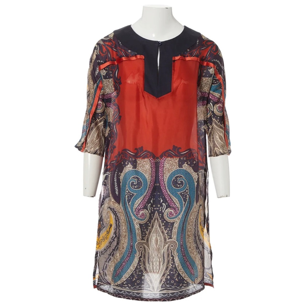 Etro silk paisley dress